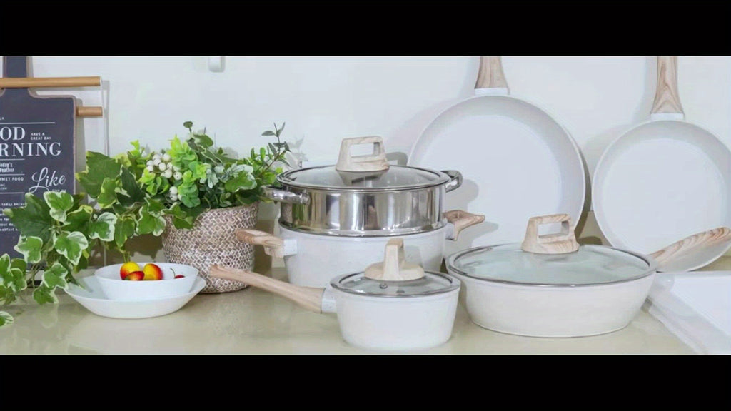 Pots and Pans Set Non Stick, 12pc