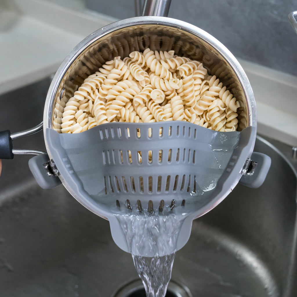 clip-on strainer