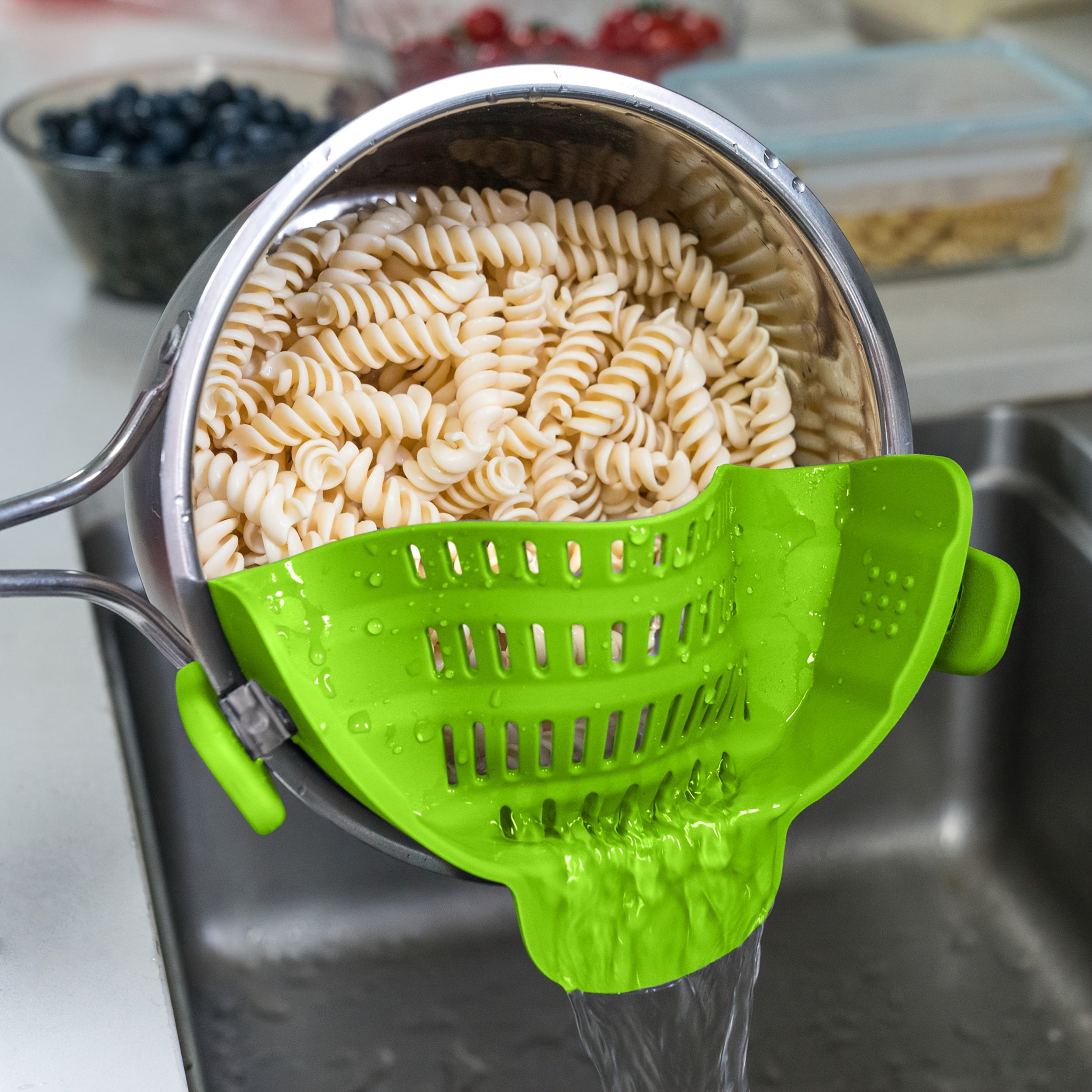clip-on strainer