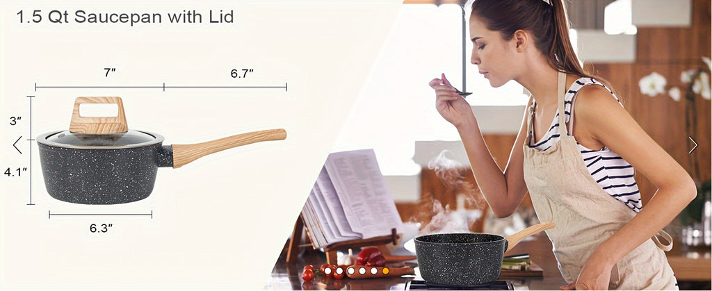 Pots and Pans Set Non Stick, 12pc