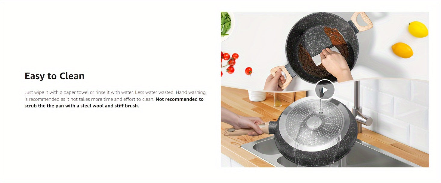 Pots and Pans Set Non Stick, 12pc