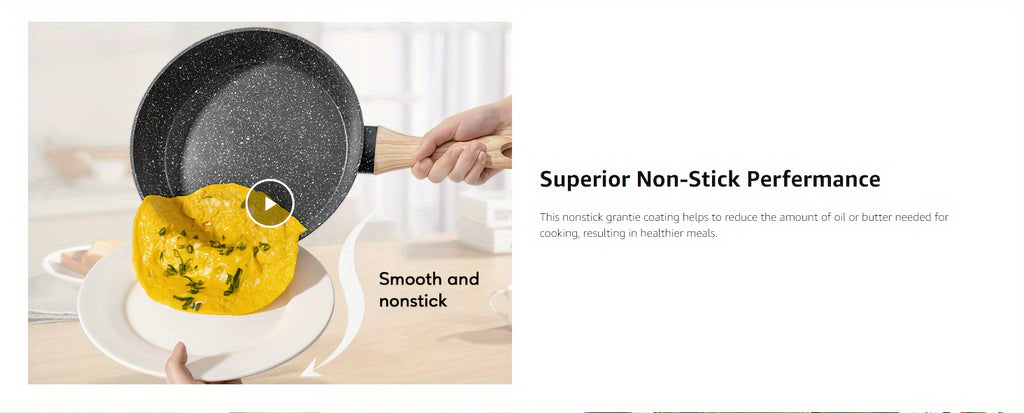 Pots and Pans Set Non Stick, 12pc