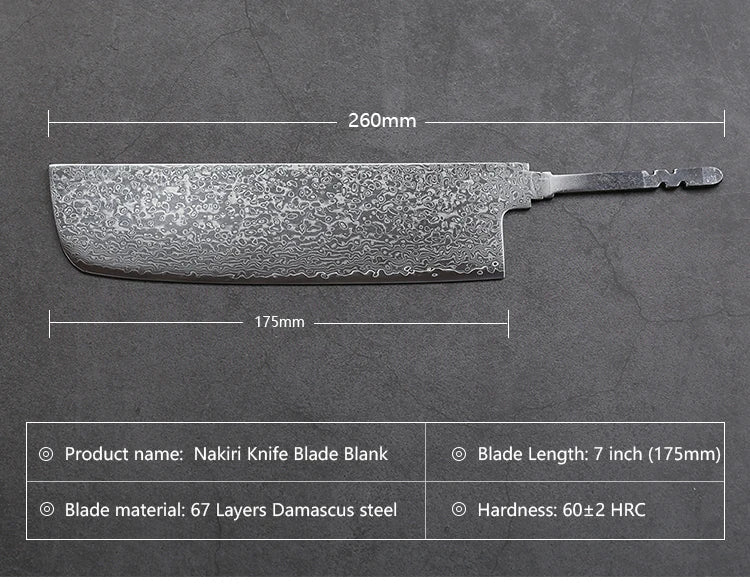 Knife Making Kit Nakiri