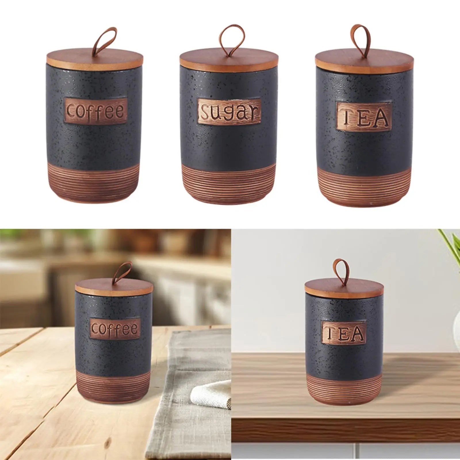 Ceramic Storage Container Holder