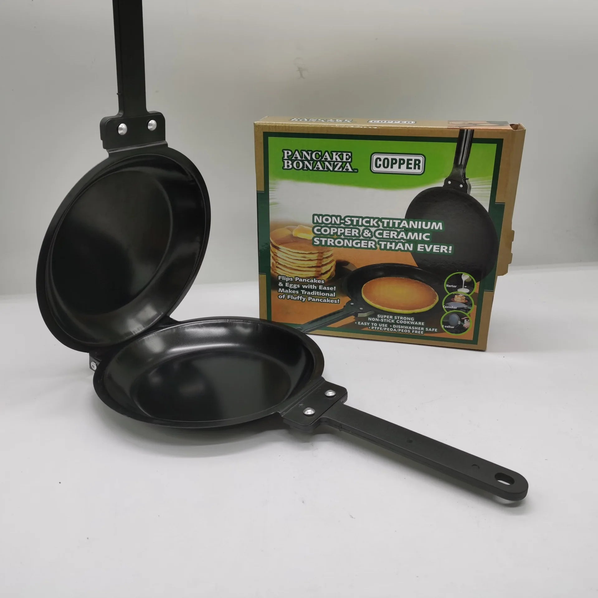 Double Sided Pancake Pan Frying Pot Non-stick Cookware