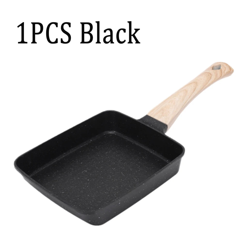 1pcs Flat Bottomed Pans Maifanite Pot Non Stick