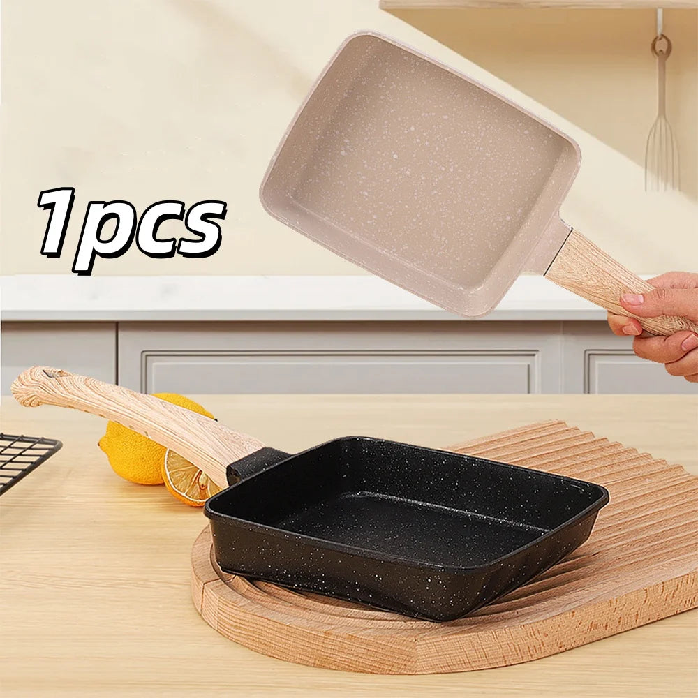 1pcs Flat Bottomed Pans Maifanite Pot Non Stick