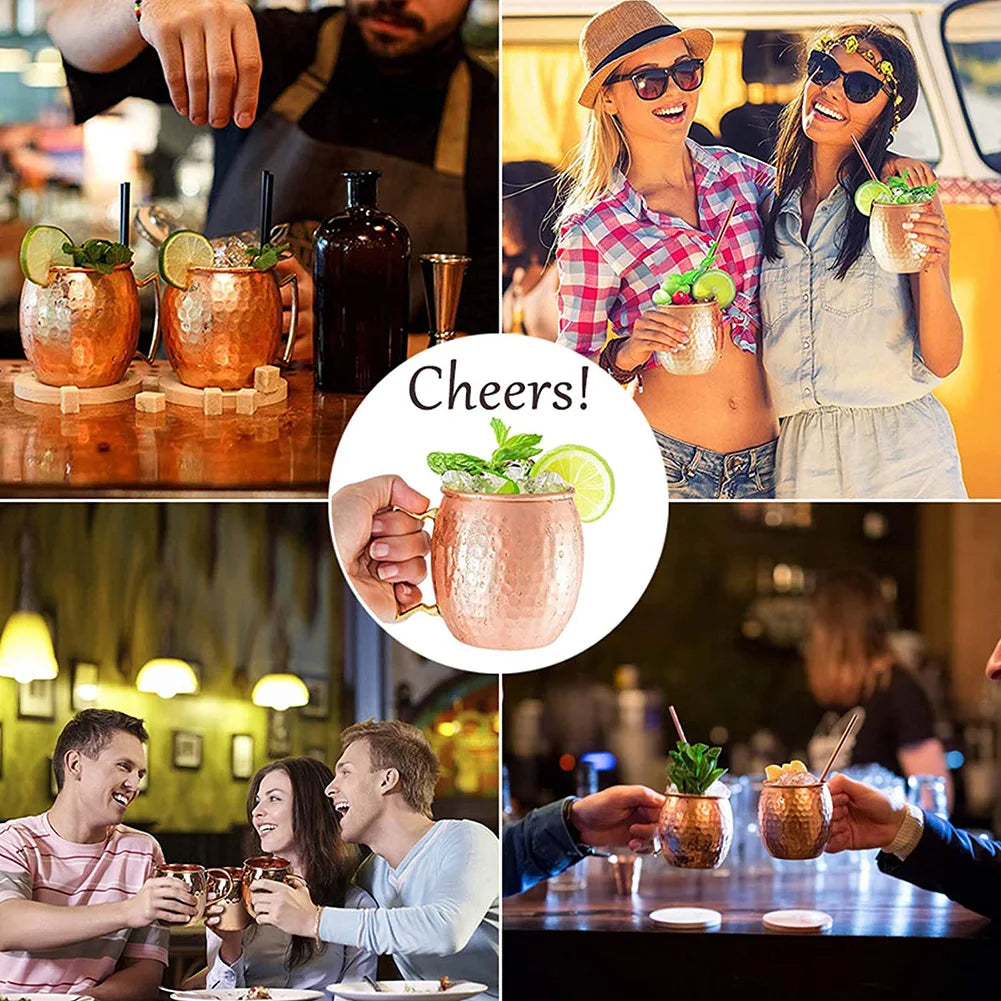 Cocktail Wine Cup Moscow Mule Copper Mug Stainless Steel
