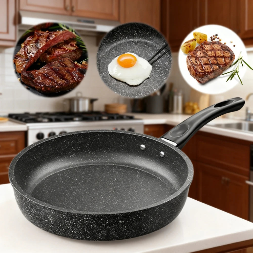 Multipurpose Frying Pan Flat Bottomed