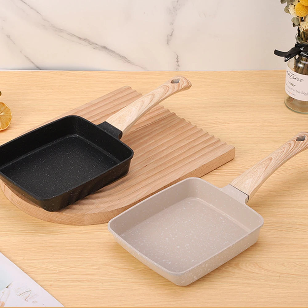 1pcs Flat Bottomed Pans Maifanite Pot Non Stick