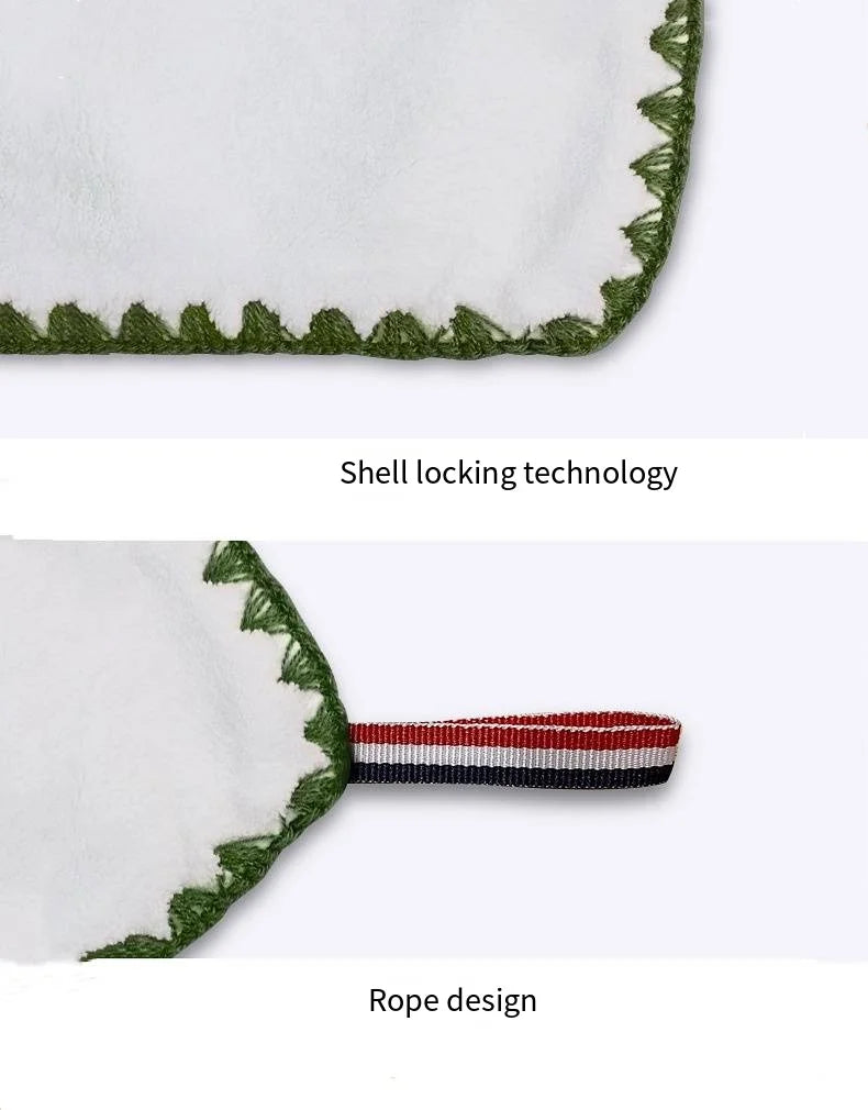 Absorbent Hand Towel with Fruit Embroidery,