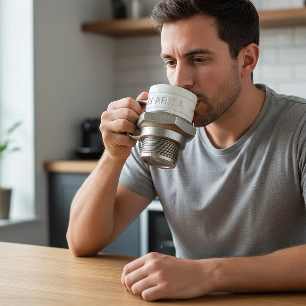 Spark Plug Mug Industrial Coffee Cup For Car Enthusiasts