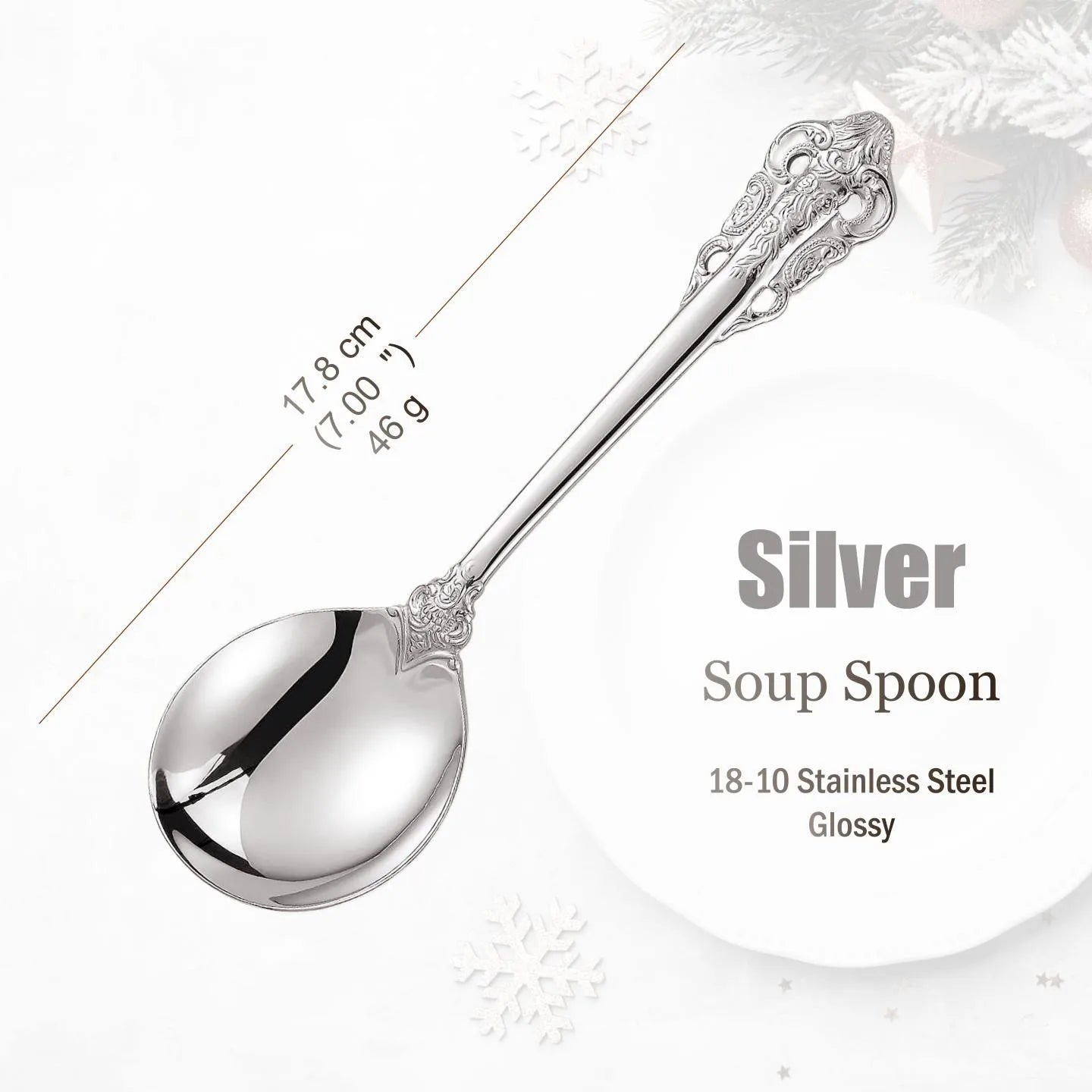 Stainless Steel Silver Flatware
