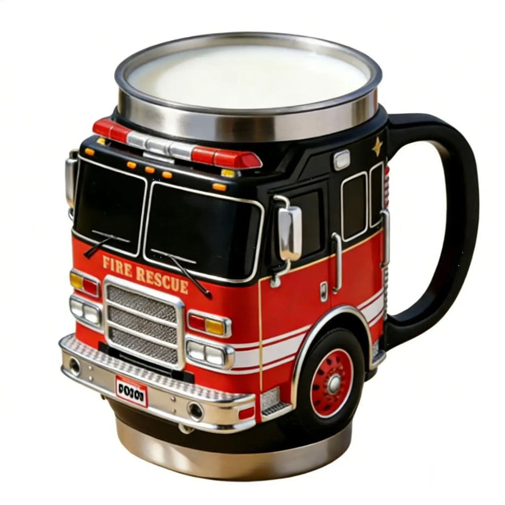 Funny Mugs Firefighting Coffee Mugs Creative Design Truck Coffee Mug