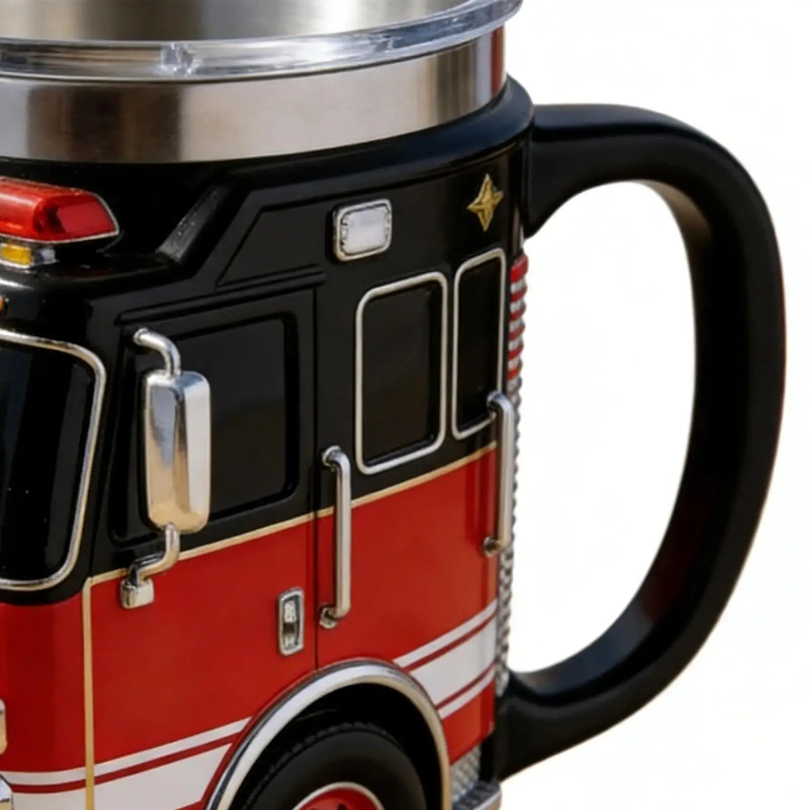 Funny Mugs Firefighting Coffee Mugs Creative Design Truck Coffee Mug