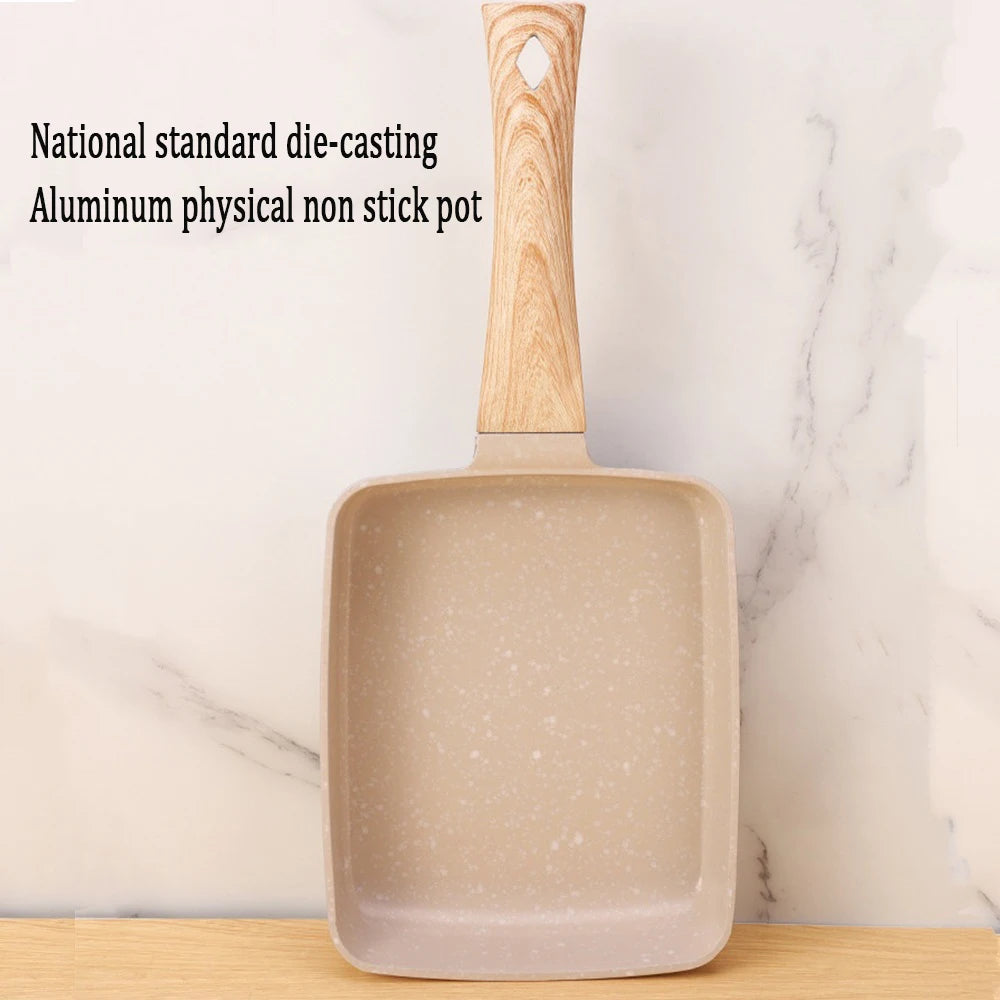 1pcs Flat Bottomed Pans Maifanite Pot Non Stick