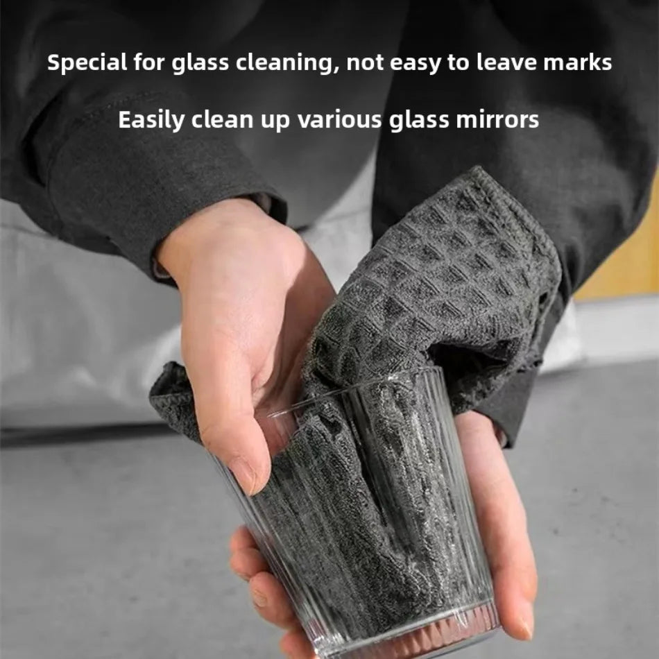 Waffle rag, non-oil dishcloth