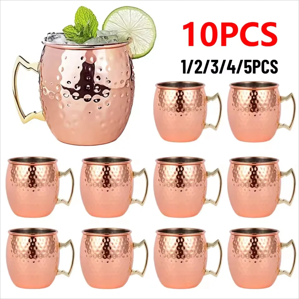 Cocktail Wine Cup Moscow Mule Copper Mug Stainless Steel