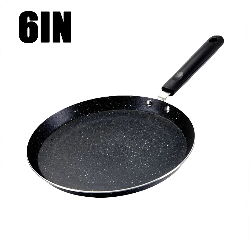 Non Stick Flat Frying Pan Shallow Edge Flat Bottom