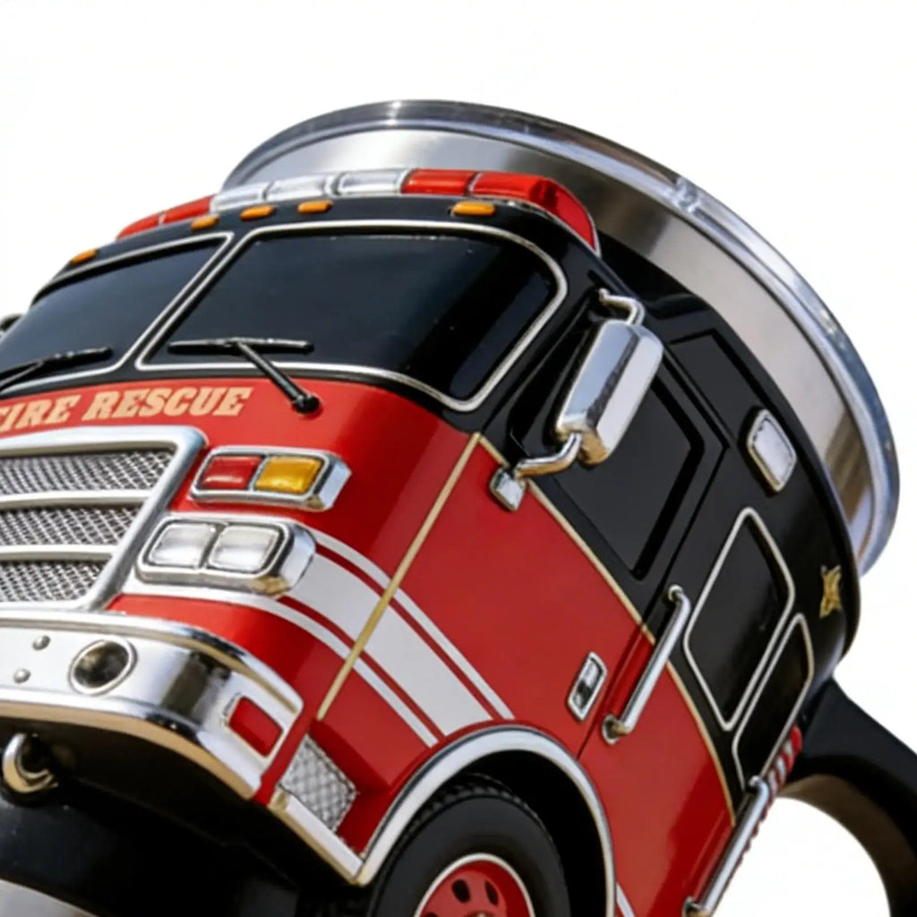 Funny Mugs Firefighting Coffee Mugs Creative Design Truck Coffee Mug