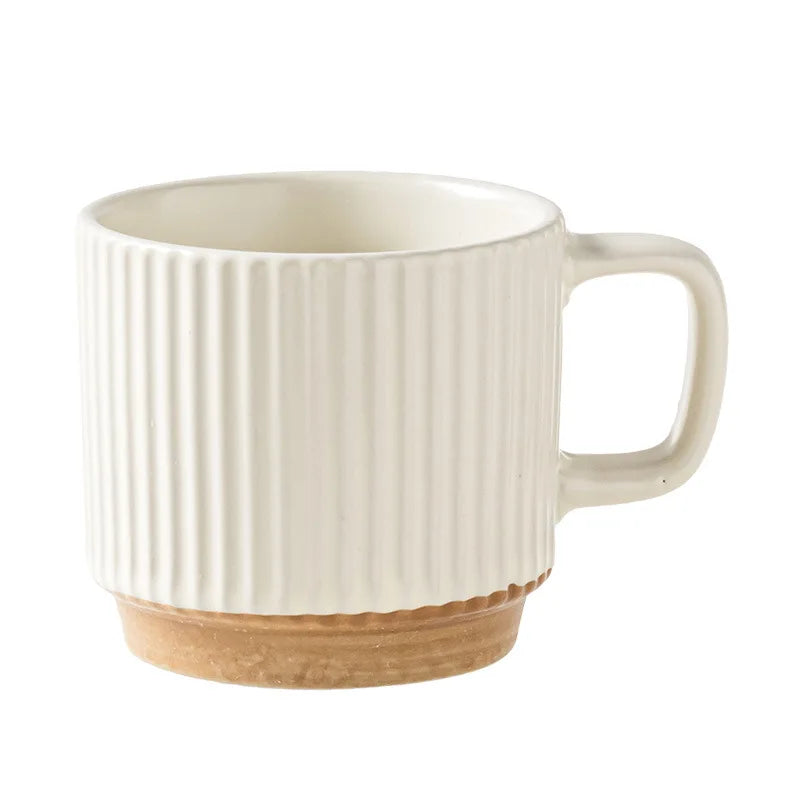Mug universal drinking cup spoon household water cup office ceramic