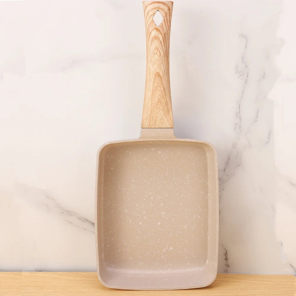 1pcs Flat Bottomed Pans Maifanite Pot Non Stick