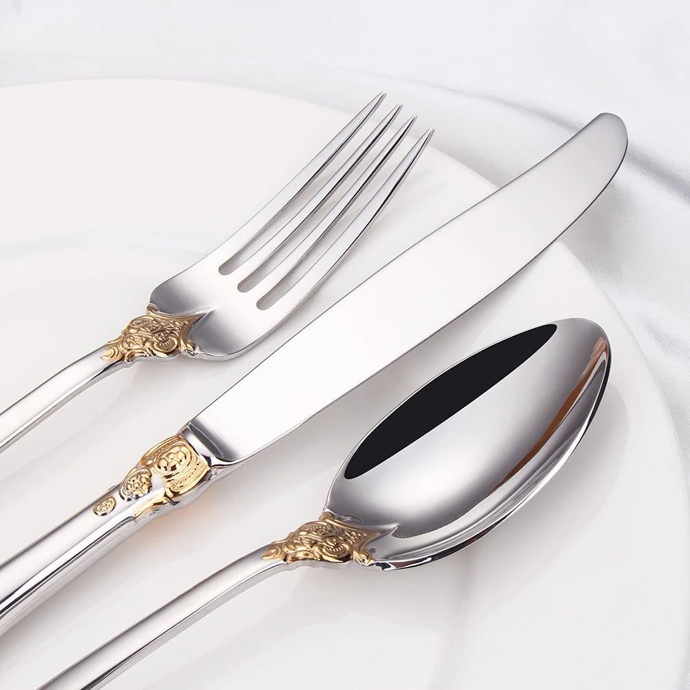 Stainless Steel Silver Flatware