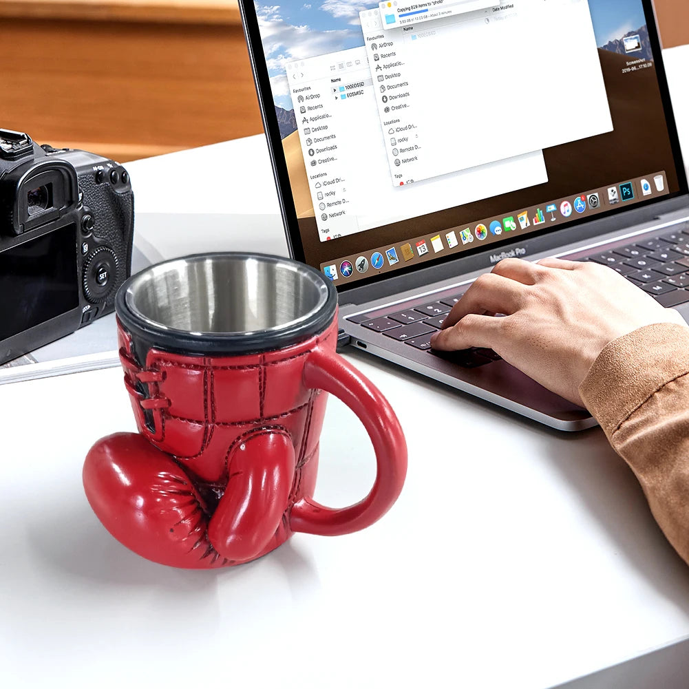 Newest Boxing Glove Mug Sport Themed Coffee Cup Funny Drinkware