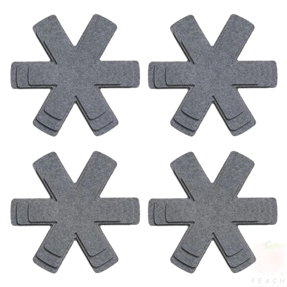 Pot and Pan Protectors 12Pcs Pot Dividers Pad Non-woven 3 Sizes pans