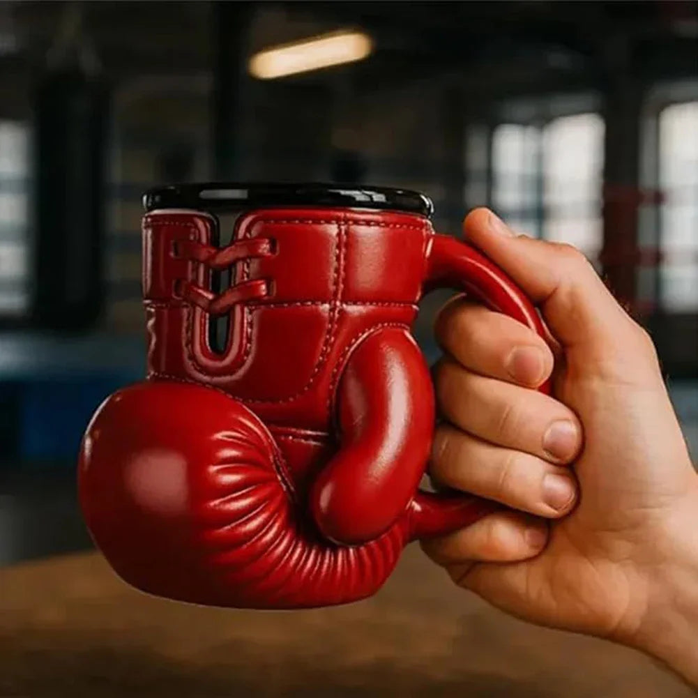 Newest Boxing Glove Mug Sport Themed Coffee Cup Funny Drinkware