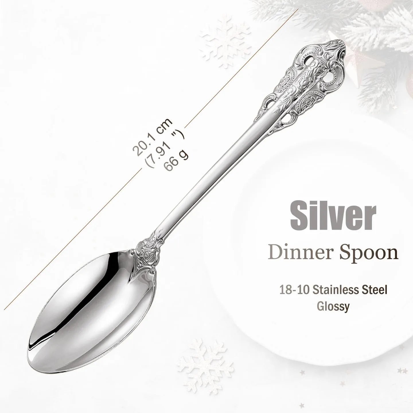 Stainless Steel Silver Flatware