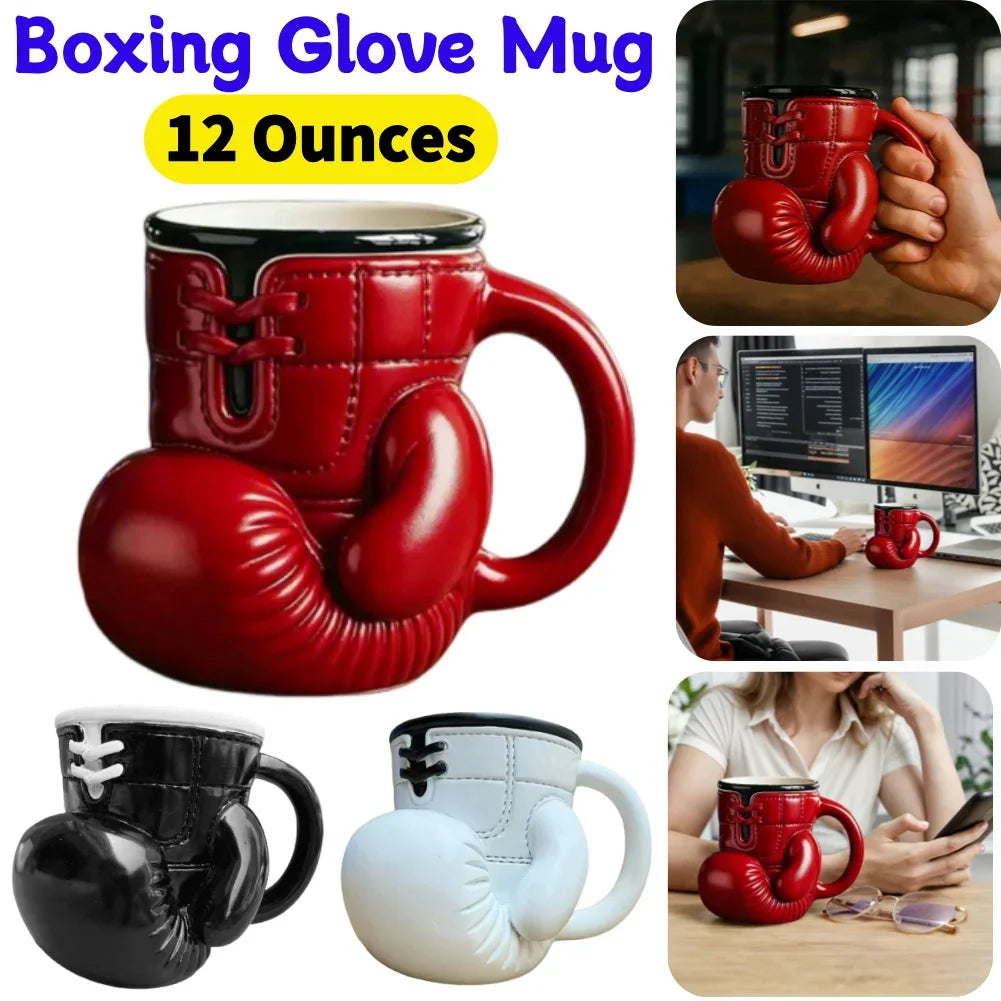 Newest Boxing Glove Mug Sport Themed Coffee Cup Funny Drinkware