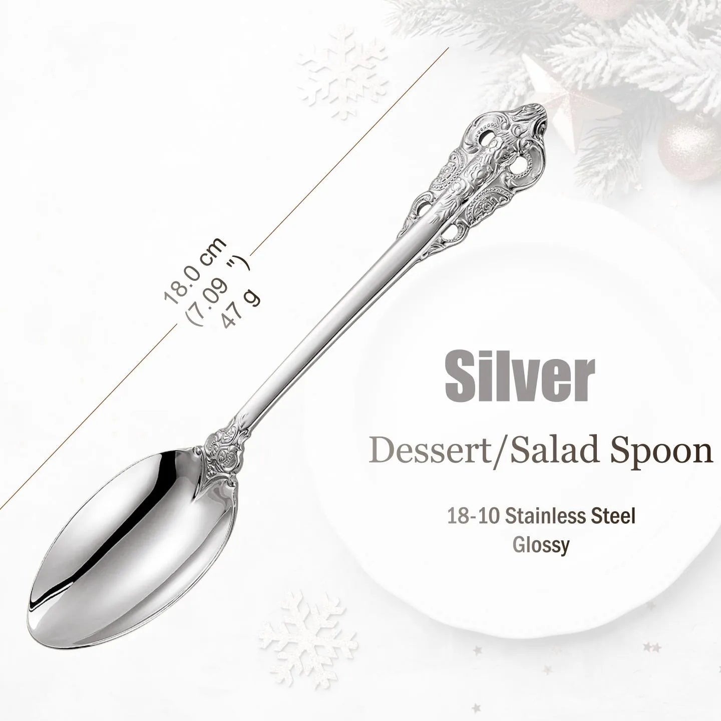Stainless Steel Silver Flatware