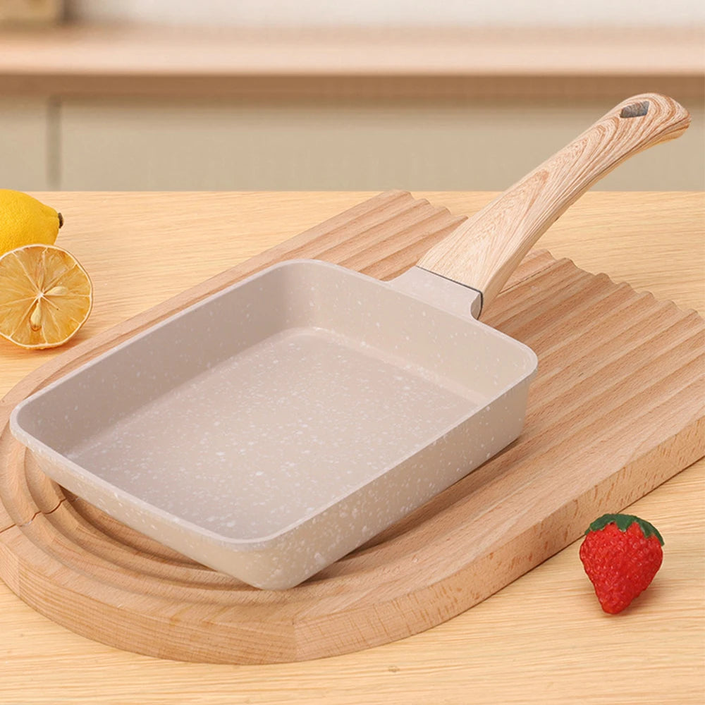 1pcs Flat Bottomed Pans Maifanite Pot Non Stick