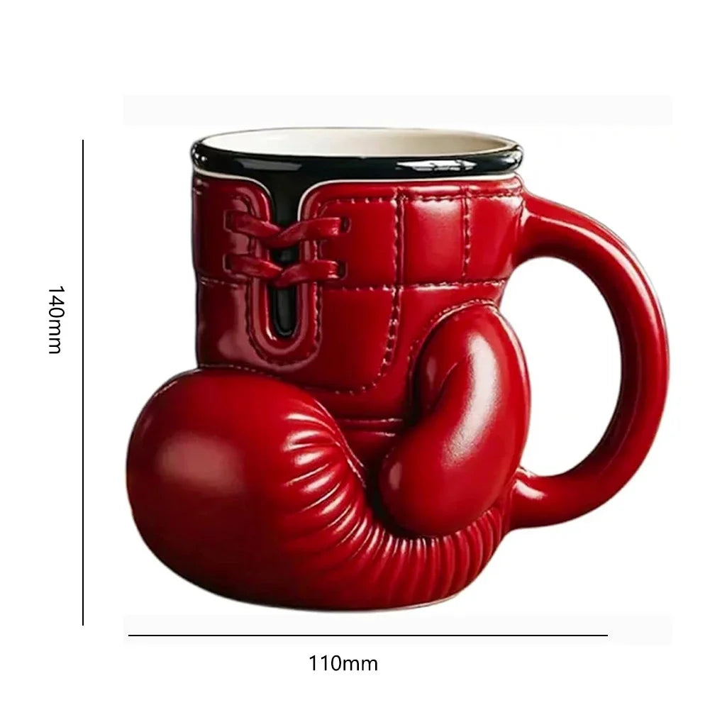 Newest Boxing Glove Mug Sport Themed Coffee Cup Funny Drinkware