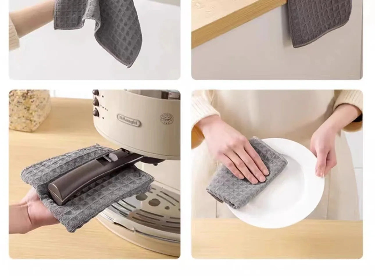 Waffle rag, non-oil dishcloth
