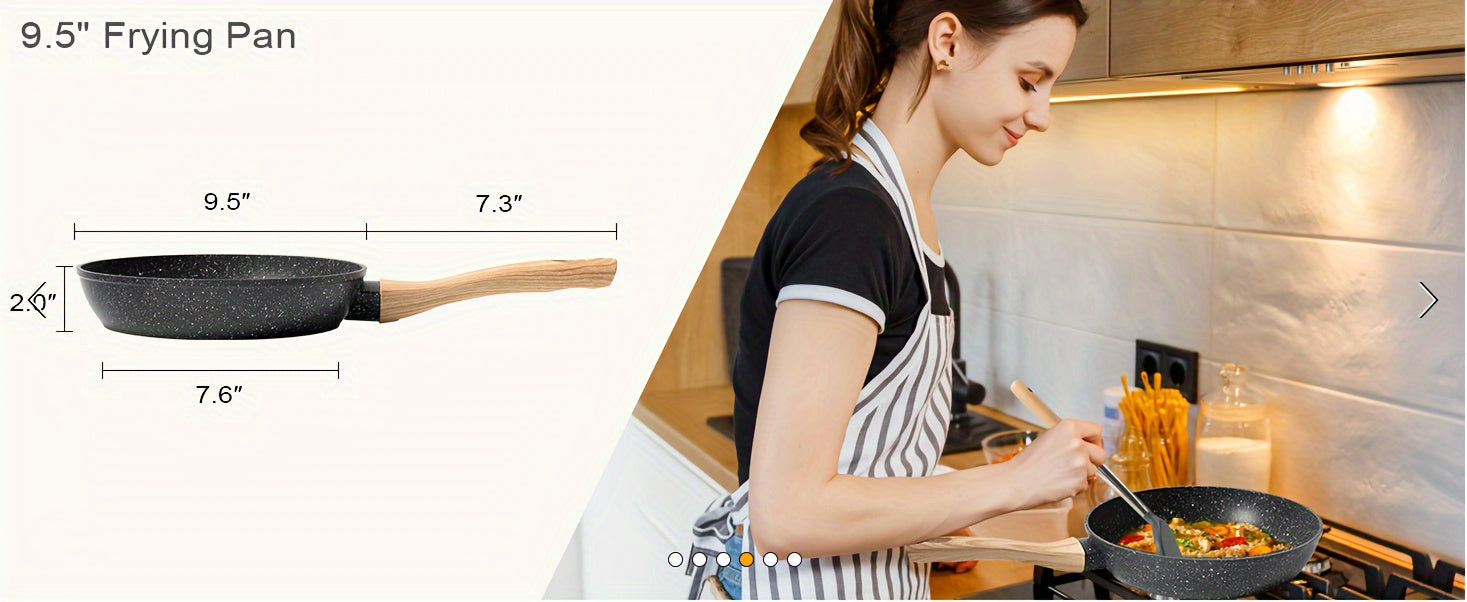 Pots and Pans Set Non Stick, 12pc