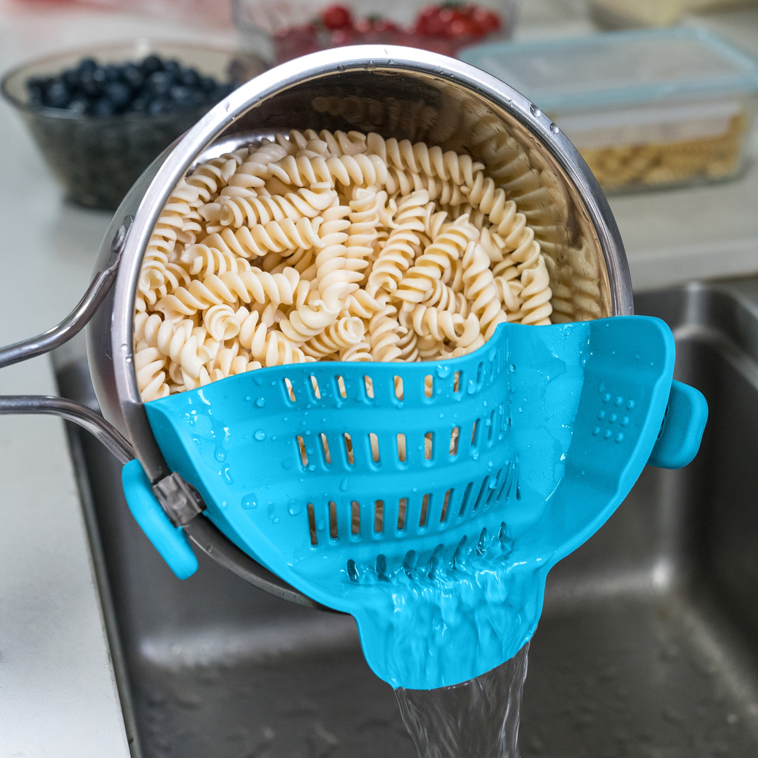 clip-on strainer