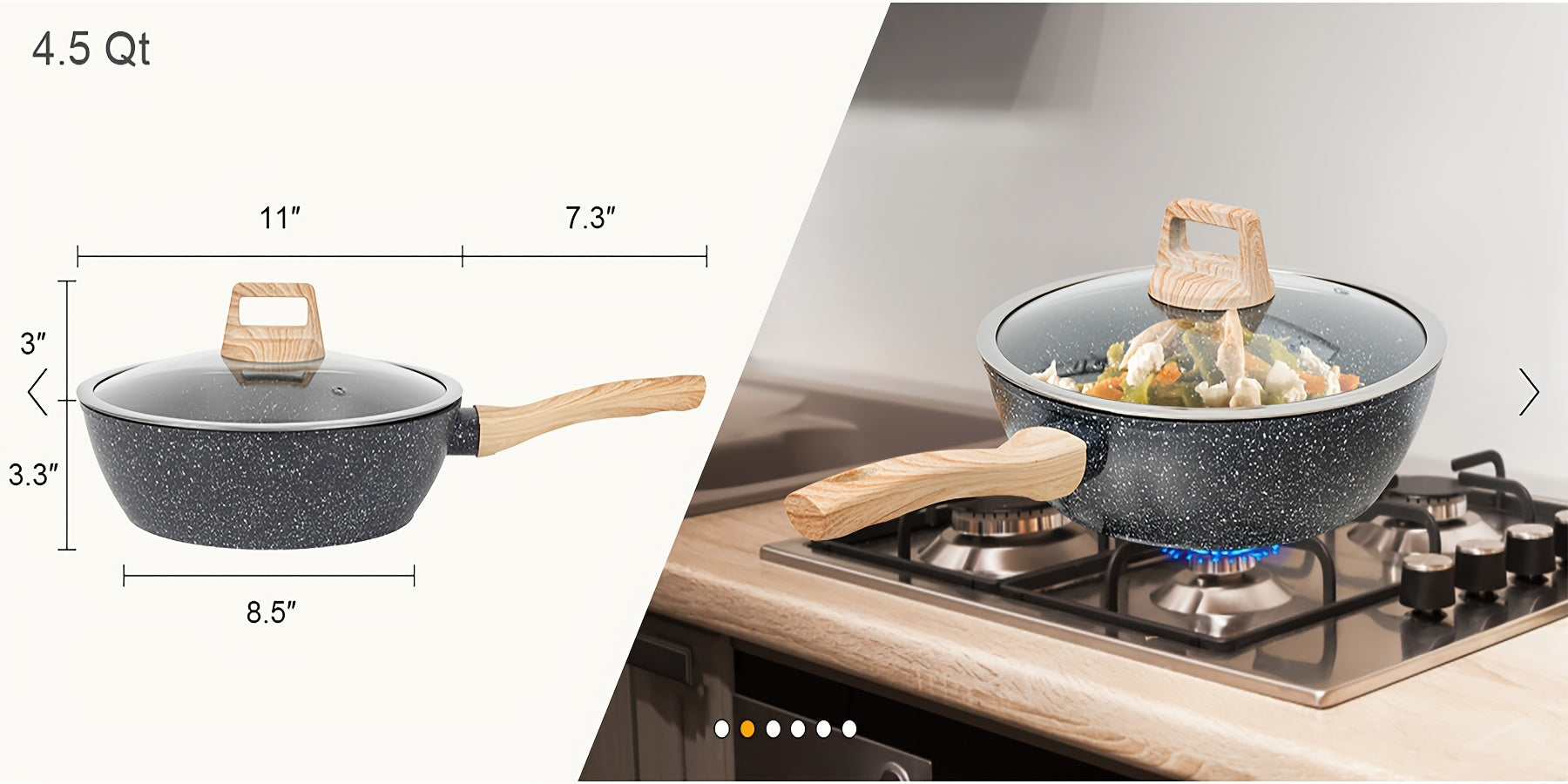 Pots and Pans Set Non Stick, 12pc