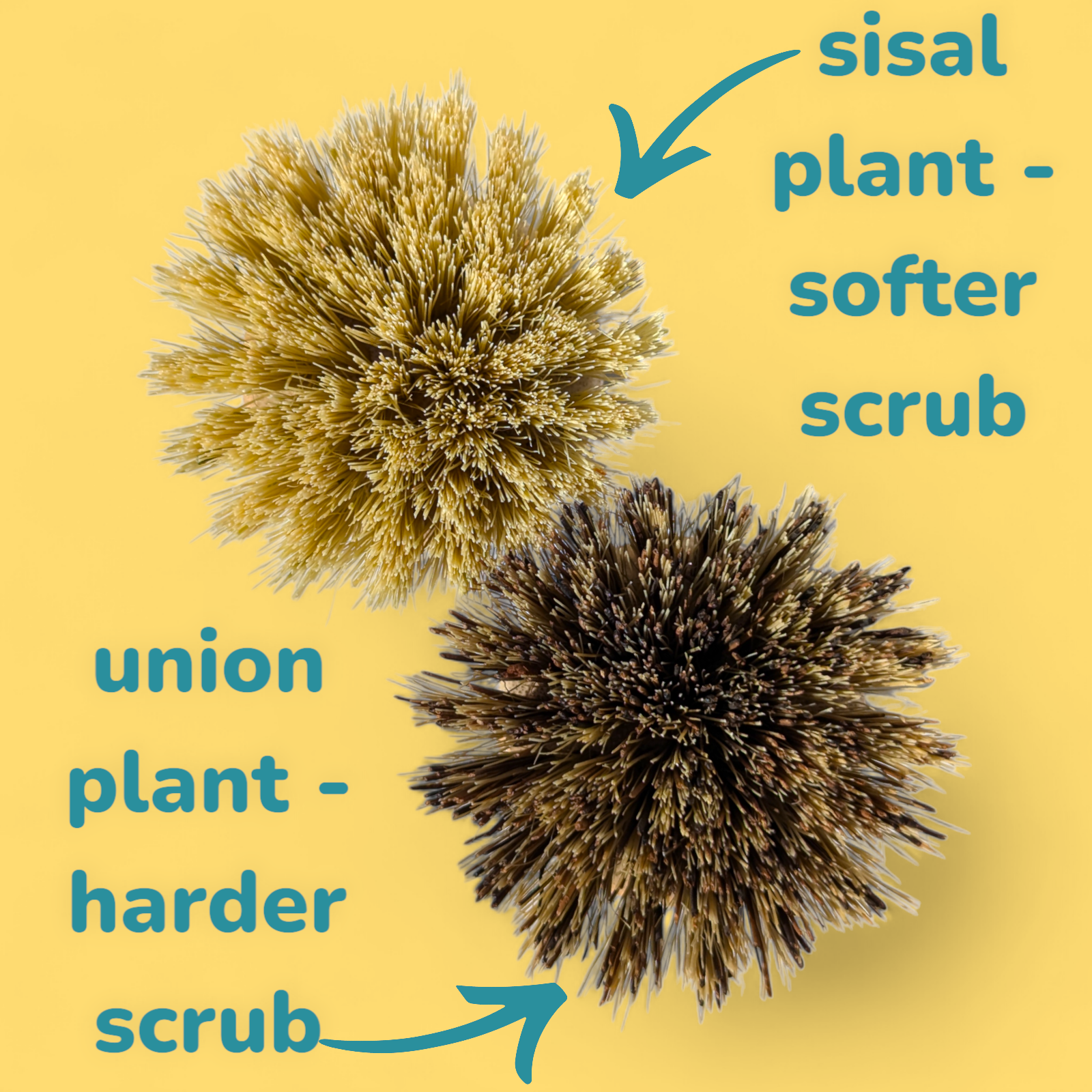 Sustainable Bamboo Cheeky Pot Scrubbers